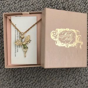 Kirks Folly Swarovski Crystal Tinkerbell chain